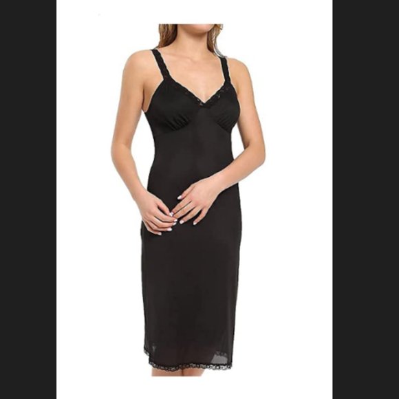 Cabernet Other - Cabernet 36 Full Black Lace Trimmed Slip